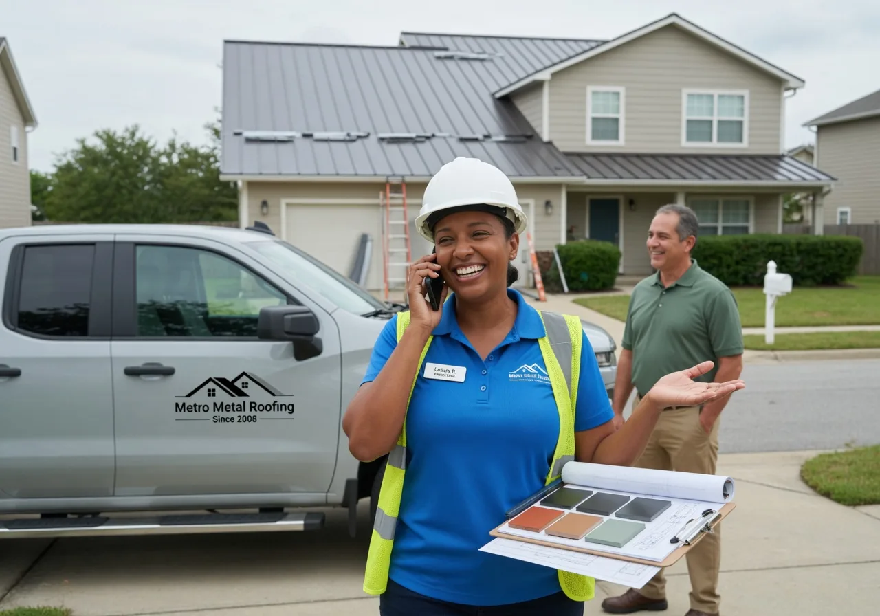 Metal Roof Repair in Orlinda, TN