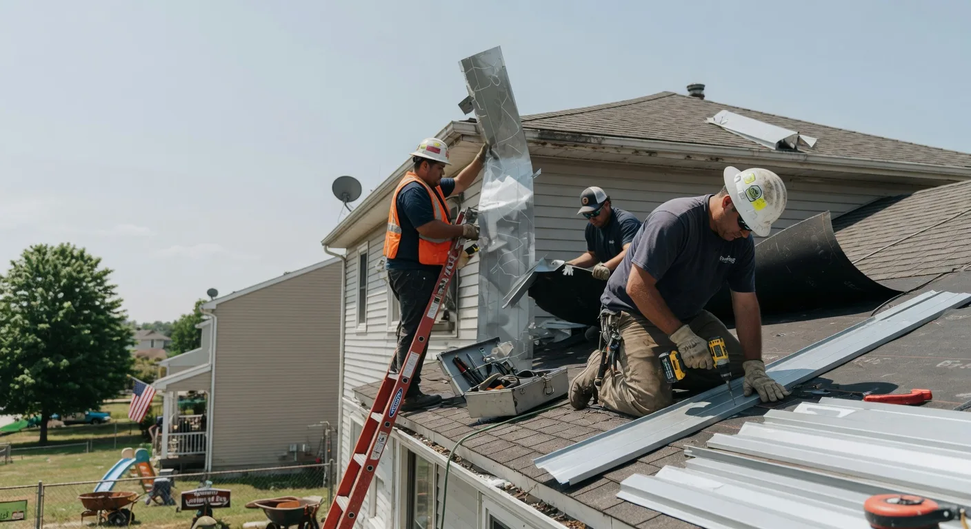 Metal Roof Repair in Orlinda, TN